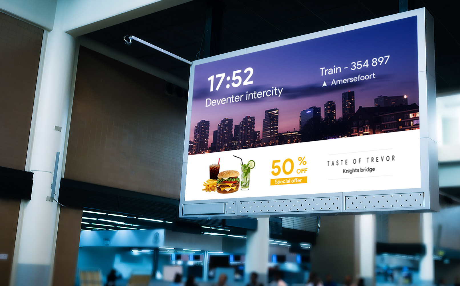 digital-signage-in-an-airport